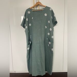 Polka Dot linen Dress